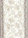 Cream & Beige Polyester Table Runner