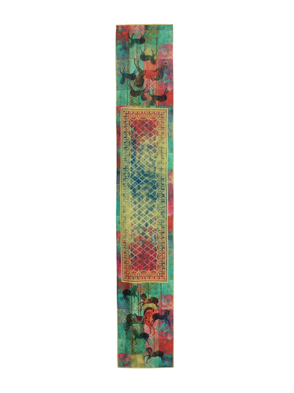Green Polyester Table Runner