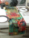 Green Polyester Table Runner