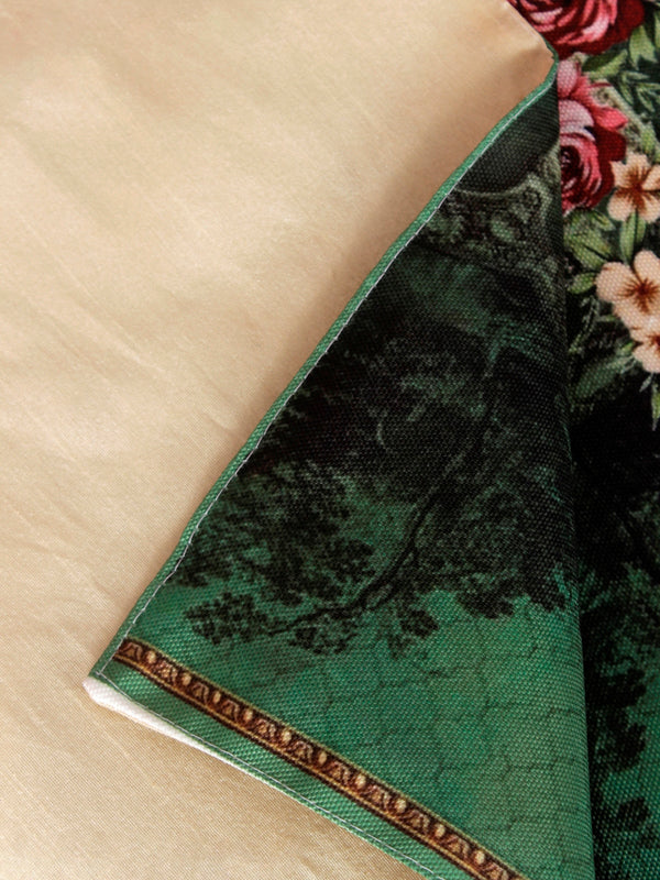 Green Polyester Table Runner