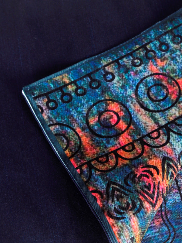 Blue Polyester Table Runner