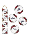 Do What You Love 4 Blocks Wooden Wall Hanging