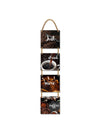 Just Drink More Coffee 4 Blocks Wooden Wall Hanging