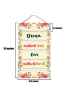 Dream Without Fear, Love Without Limit 6 Blocks Wooden Wall Hanging