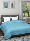 Blue Striped Patterned 150 Gsm Reversible Ac Comforter