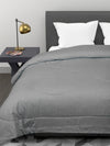 Grey Striped Patterned 150 Gsm Reversible Ac Comforter