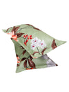 Green Floral PATTERNED 144 TC QUEEN BEDSHEET WITH 2 PILLOW COVERS