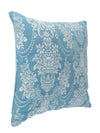 Blue & White Set of 5 Ethnic Motifs Patterned Polycotton Square Cushion Covers