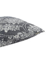 Grey Set of 5 Ethnic Motifs Patterned Polycotton Square Cushion Covers