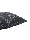 Black Set of 5 Abstract Patterned Polycotton Square Cushion Covers