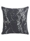 Black Set of 5 Abstract Patterned Polycotton Square Cushion Covers