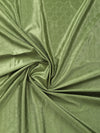 Romee Green Leafy Patterned Set of 2 Window Curtains