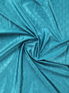 Romee Turquoise Blue Leafy Patterned Set of 2 Window Curtains