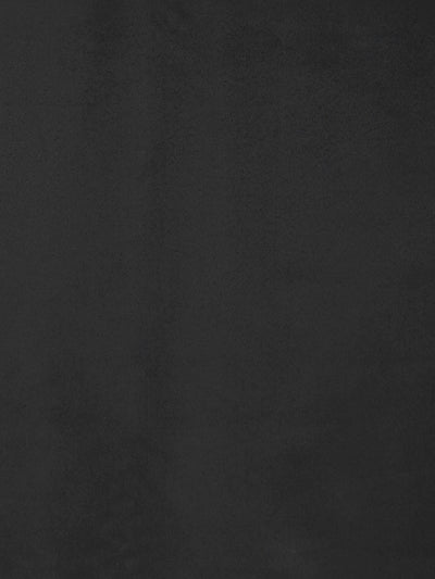 Romee Black Solid Patterned Set of 2 Door Curtains