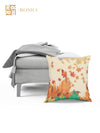 Maple Leaves Printed Floral 5 Piece Polyester Cushion Cover Set - 16" x 16", Multicolour