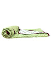 Green & White Cotton Double Bed Dohar