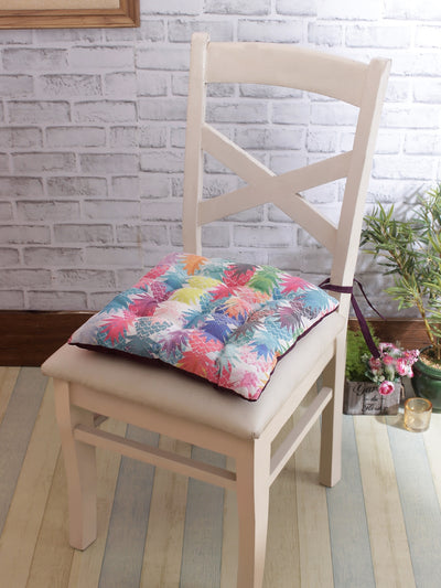 Multicolor Set of 2 Chair Pad