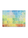 Multicolor Set Of 1 Solid Patterned Polyester Shaggy Door Mat