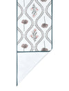 Multicolor Set of 1 Runner, 6 Placemats, 6 Napkins Floral Patterned Cotton Square Table Linen Set