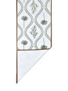Multicolor Set of 1 Runner, 6 Placemats, 6 Napkins Floral Patterned Cotton Square Table Linen Set