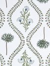 Multicolor Set of 1 Runner, 6 Placemats, 6 Napkins Floral Patterned Cotton Square Table Linen Set