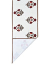 Multicolor Set of 1 Runner, 6 Placemats, 6 Napkins Floral Patterned Cotton Square Table Linen Set