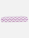 Set of 3 Lavender & White Solid Microfiber Towels