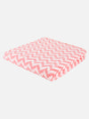 Set of 3 Pink & White Solid Microfiber Towels