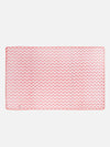 Set of 3 Pink & White Solid Microfiber Towels