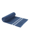 Set of 1 Royal Blue Solid Cotton Towels