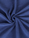 Set of 1 Royal Blue Solid Cotton Towels