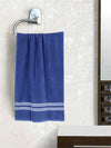 Set of 1 Royal Blue Solid Cotton Towels