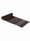 Set of 1 Coffee Brown Solid Cotton Towels