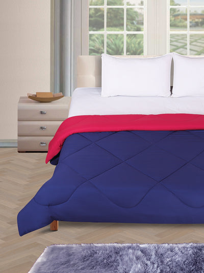 Royal Blue & Pink AC Room 150 GSM Comforter