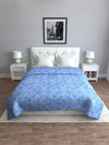 Romee Blue Ethnic Motifs Patterned 250 Gsm Reversible Ac Comforter