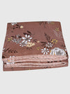 Brown Floral Patterned 200 GSM Reversible AC Comforter