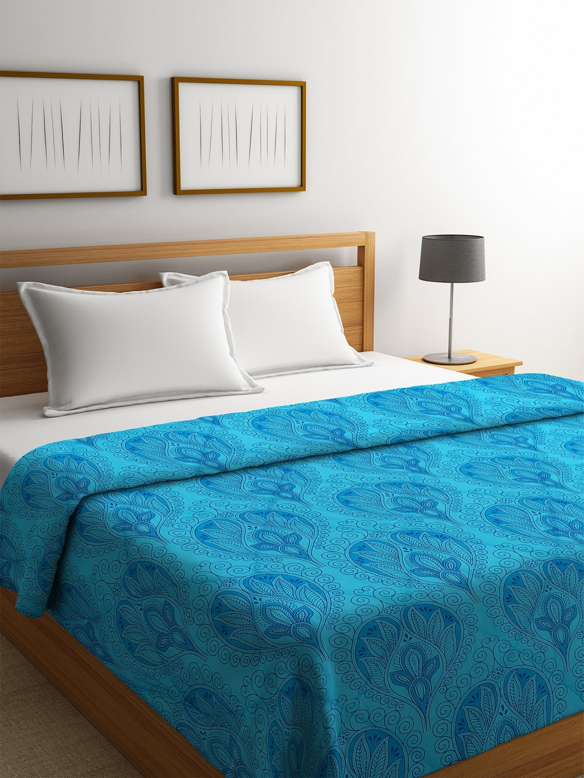 Turquoise Blue AC Room 200 GSM Comforter