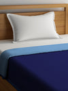 Navy Blue & Blue Cotton Double Bed Dohar