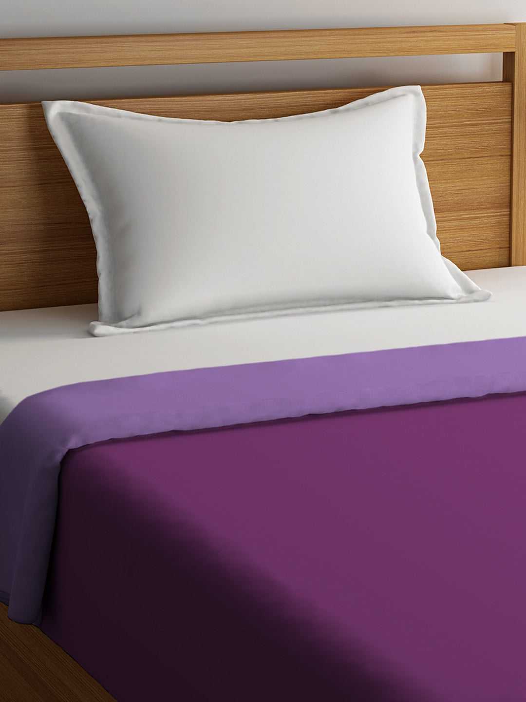 Purple & Blue Cotton Double Bed Dohar