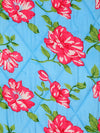 Romee Blue & Pink Floral Patterned 210 Gsm Reversible Ac Comforter