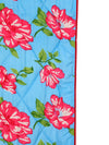 Romee Blue & Pink Floral Patterned 210 Gsm Reversible Ac Comforter