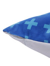 Blue Set of 5 Cushion Covers