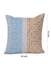 Blue & Beige Set of 5 Cushion Covers