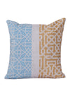 Blue & Beige Set of 5 Cushion Covers