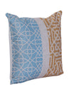 Blue & Beige Set of 5 Cushion Covers