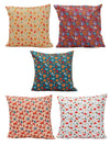 Multicolor Set of 5 Cushion Covers