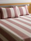 Maroon Double Bed Cover with 2 Pillow Covers