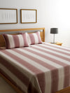 Maroon Double Bed Cover with 2 Pillow Covers