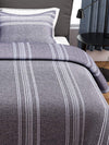 Grey Double Bed Cover with 2 Pillow Covers