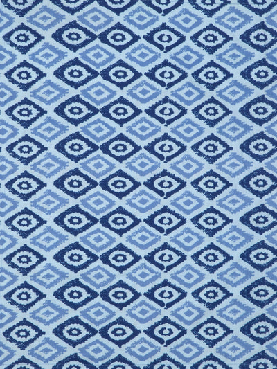 Blue 210 TC Bedsheet with 2 Pillow Covers